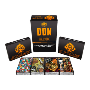 DON Black playing cards box